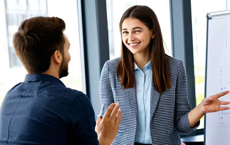 로우코스트 비즈니스 모델을 위한 팀 구성 및 관리 - Thriving Intern**

A young, enthusiastic intern, fully clothed in business-casual attire, participat...