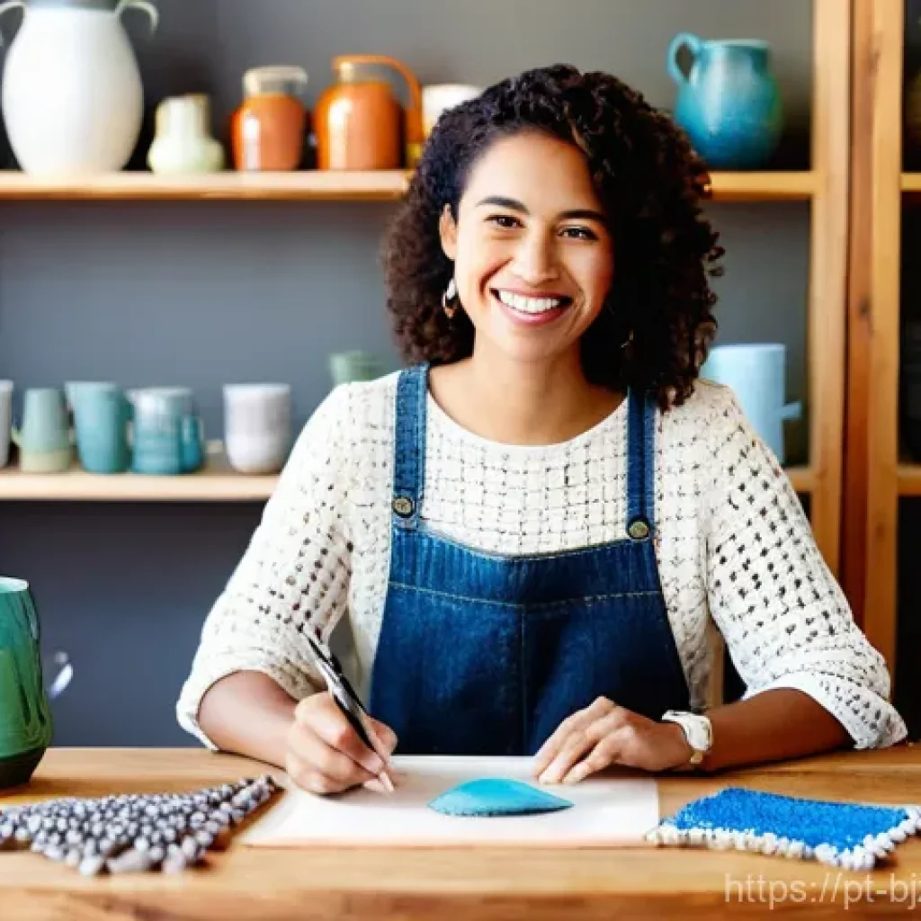 로우코스트 비즈니스 모델의 혁신적 아이디어 발굴하기 - **Prompt:** A vibrant, optimistic young woman in her late 20s, wearing a stylish but comfortable fit...