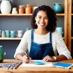 Home 20 로우코스트 비즈니스 모델의 혁신적 아이디어 발굴하기 - **Prompt:** A vibrant, optimistic young woman in her late 20s, wearing a stylish but comfortable fit...