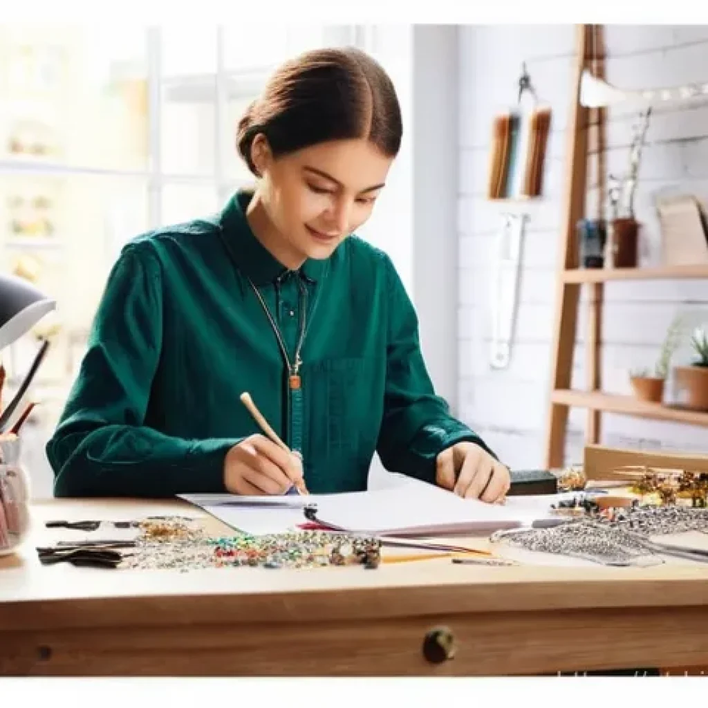 로우코스트 비즈니스 모델을 위한 비즈니스 계획서 작성법 - **Prompt 1: "The Aspiring Artisan"**
    A vibrant, medium shot of a young adult, gender-neutral, wi...