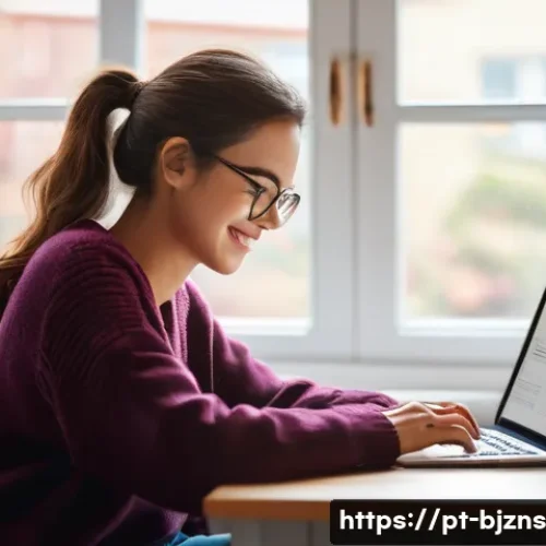 Home 29 로우코스트 비즈니스 모델 관련 최신 트렌드 - **Prompt:** A young, enthusiastic female entrepreneur, in her late 20s, with a warm smile, sitting c...